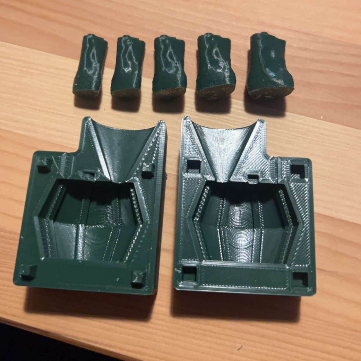 Printed mold and inserts